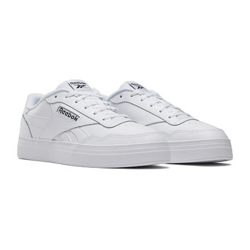 USED Reebok Women’s Court Advance Bold Sneakers White Size 6.5